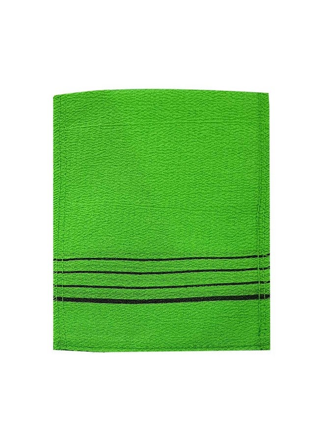 zeBrush Korean Italy Towel Genuine Korean Exfoliating Scrub Bath Mitten 20Pcs Green - Image 3
