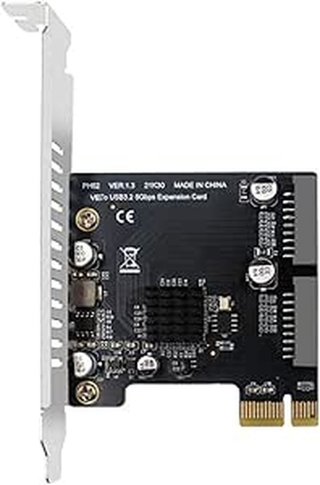 بطاقة توسعة PCIe USB 3.0 لجهاز كمبيوتر مكتبي مع 4 منافذ، تثبيت بدون أدوات - Image 1