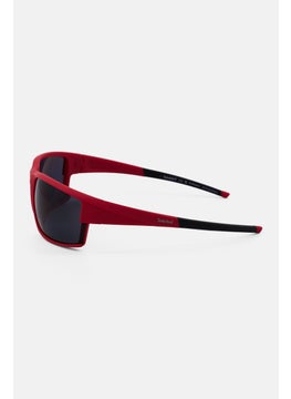 Timberland Men TB9308 Rectangular Sunglasses, Red  - Image 3
