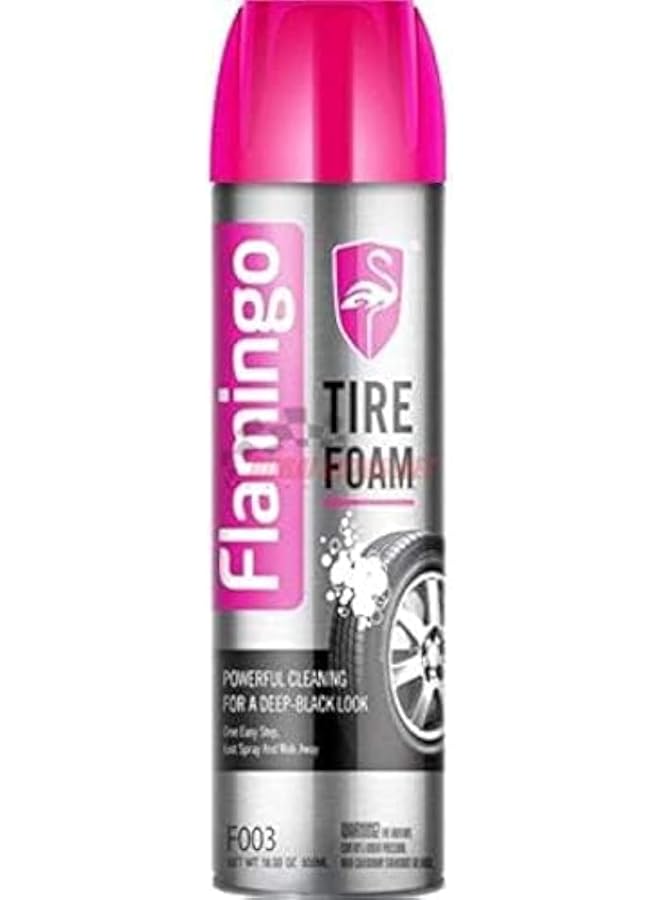 Flamingo Tire Foam 650Ml- Tires & Wheels Polish - Image 1