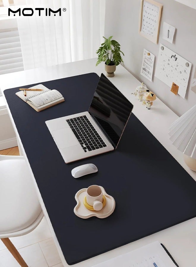 Motim Extra Large Leather Gaming Mouse Pad Desk Pad 100x50cm, Non Slip Large Mouse Pad, Waterproof Desk Mouse Mat Writing Pad for Office and Home - Image 1