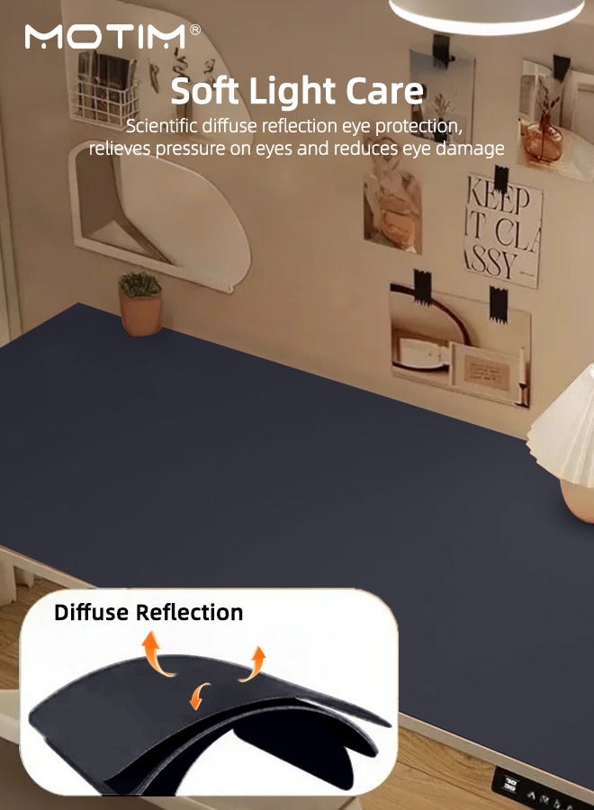 Motim Extra Large Leather Gaming Mouse Pad Desk Pad 100x50cm, Non Slip Large Mouse Pad, Waterproof Desk Mouse Mat Writing Pad for Office and Home - Image 4