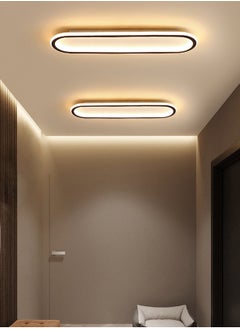 LOOPITYS (BLACK-100CM) simple modern LED ceiling light  aisle light  bedroom living room corridor light creative balcony light  - Image 4