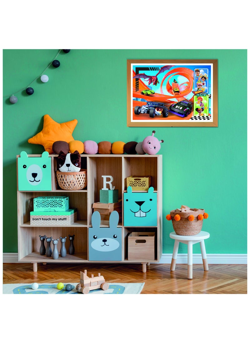 Clementoni Clementoni Puzzle Hot Wheels Loop Race 104 Pieces | Jigsaw Puzzle | Children's Puzzle | Preschool Learning Toys | Develops Problem Solving Skills | Made in Italy  - Image 4
