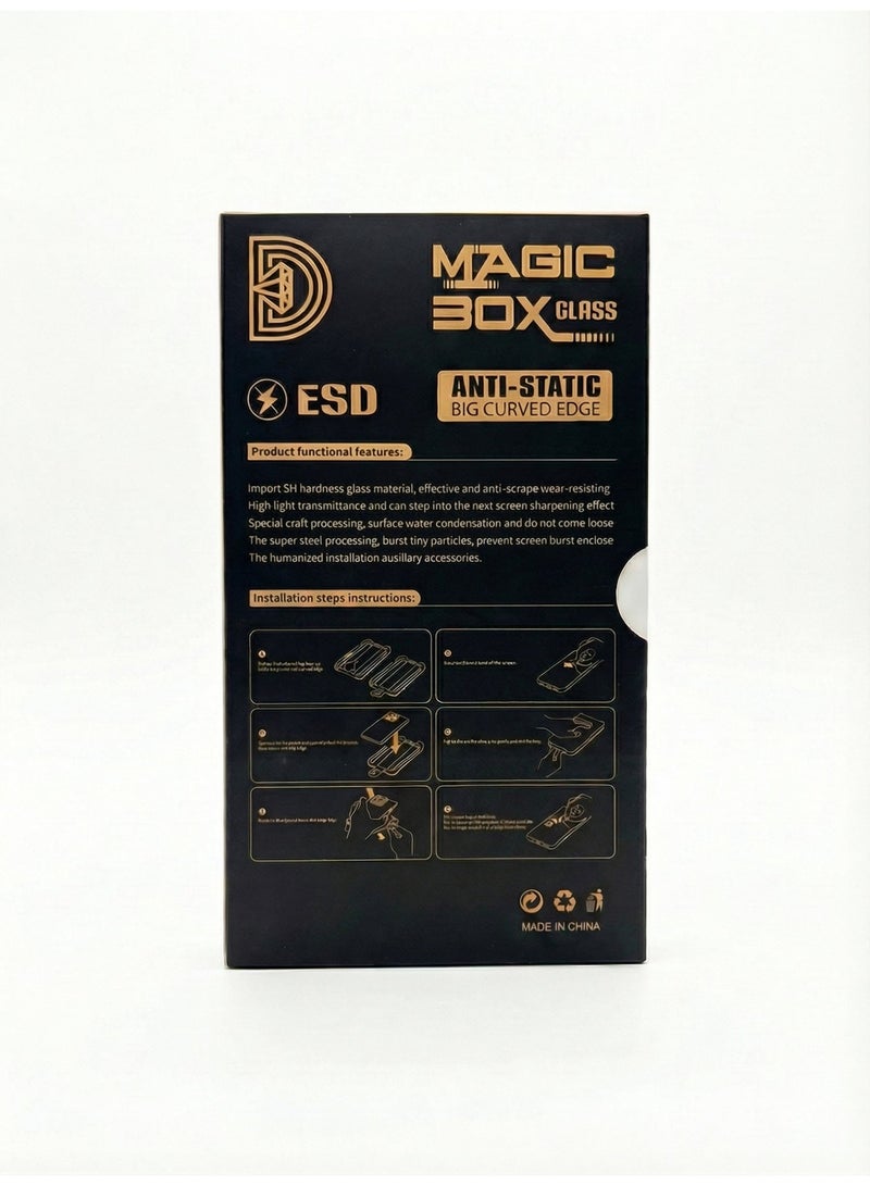 PIXEL Essentials Magic Box Clear Tempered Glass Screen Protector for iPhone 17 Pro Max | 9H Hardness | Anti-Fingerprint | Full Edge Coverage | HD Clarity | Easy Installation Frame - Image 2