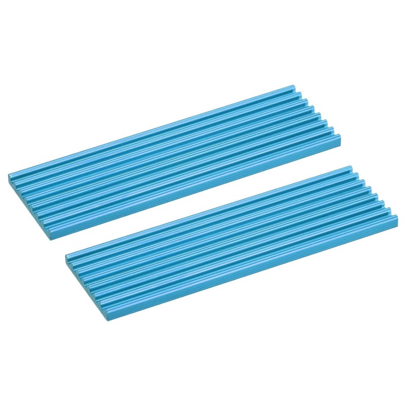 Tobo M.2 2280 Nvme SSD Heatsink Cooler with Thermal Pad Alloy Aluminum Heat Sink Cooling Sink for Laptop, 70x22x3mm, Light Blue TD-1228PC - Image 2