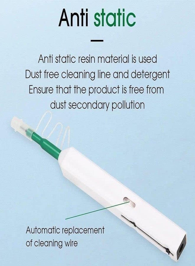 XIKKART Fiber Optic Cleaning Pen 2.5mm - One Click Fiber Cleaner For SC, FC, ST Connectors | 800+ Cleans Push Type Optical Connector Cleaner Tool for APC/UPC Ferrules For FTTH, Network, Telecom (1) - Image 3