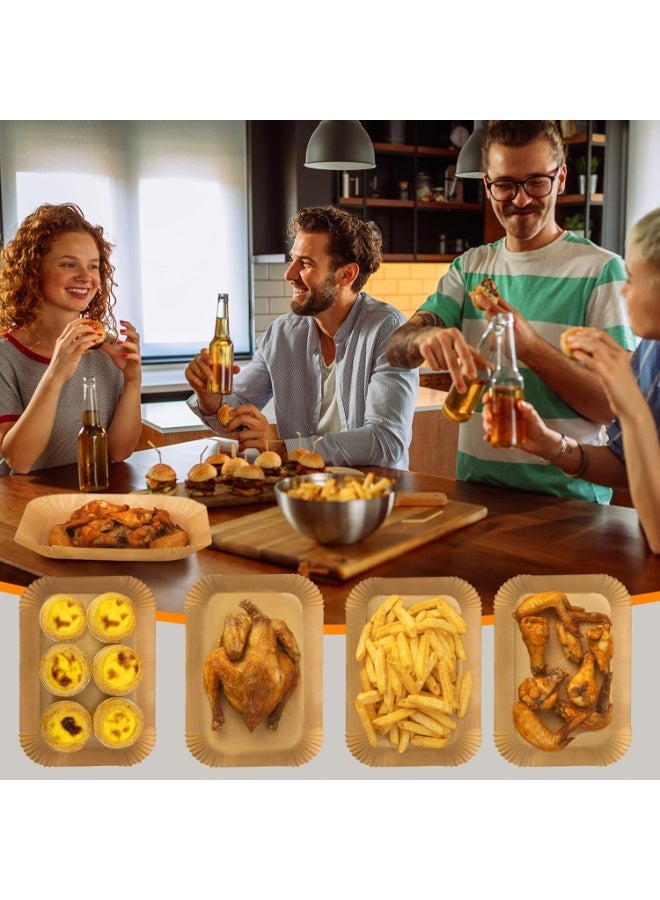 Air Fryer Disposable Liners ， Air Fryer Liners Rectangle 8.6x 5.5'', Air fryer Parchment Paper Liners, Air Fryer Accessories Baking Paper - Image 2