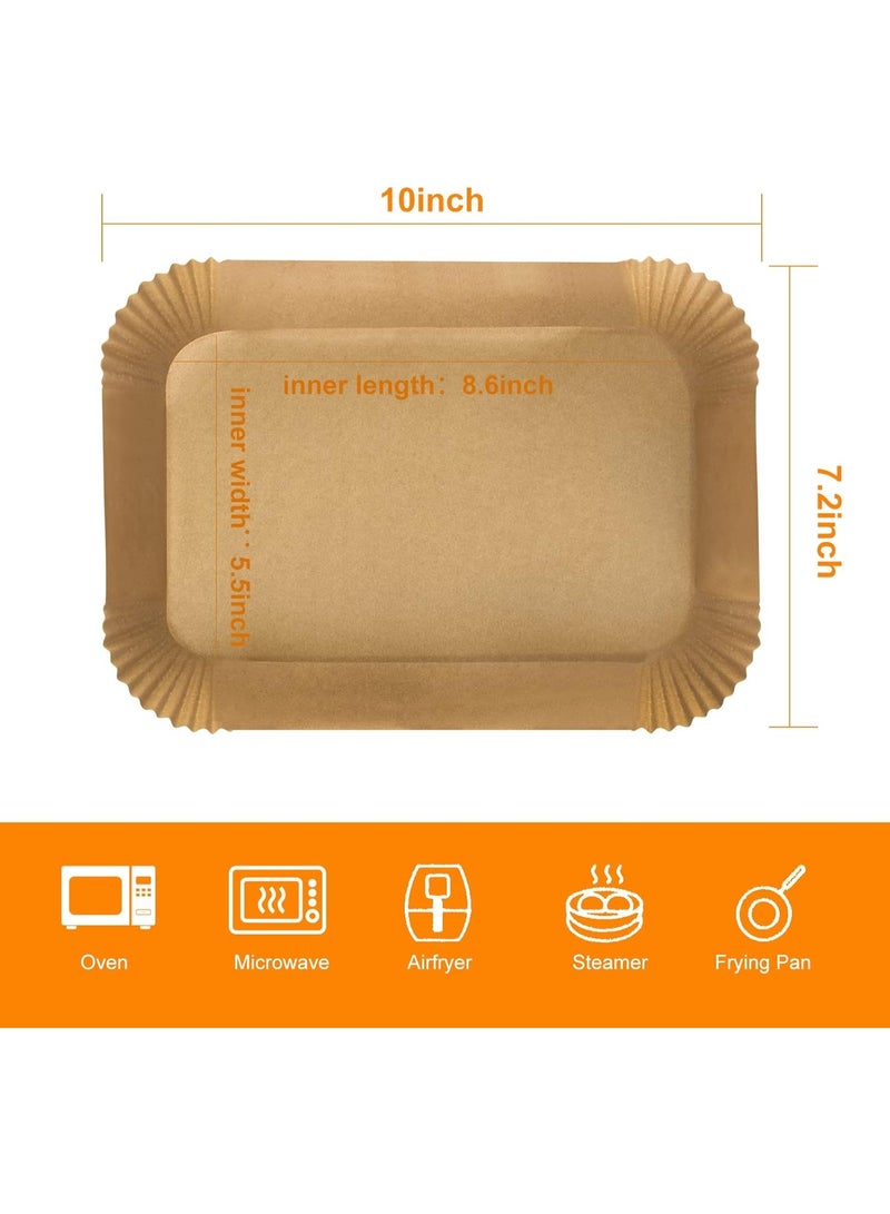 Air Fryer Disposable Liners ， Air Fryer Liners Rectangle 8.6x 5.5'', Air fryer Parchment Paper Liners, Air Fryer Accessories Baking Paper - Image 5