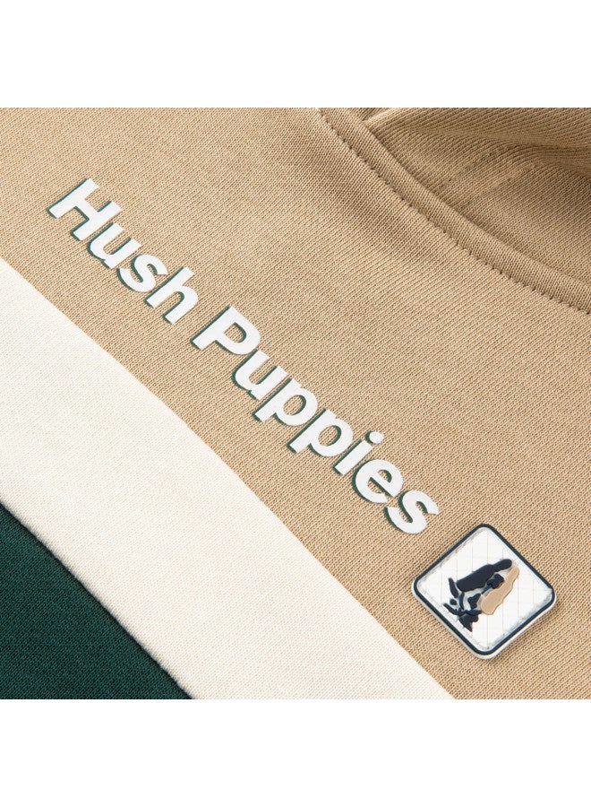 Hush Puppies Neutral Style Children's Sportswear Set Early Autumn Spring And Autumn Outfit Boys And Girls School Uniform Set - Image 5