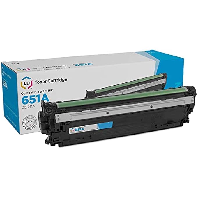 REMANUFACTURED TONER CARTRIDGE REPLACEMENT FOR HP 651A CE341A (SINGLE CYAN) COMPATIBLE WITH 700 COLOR MFP M775DN 700 COLOR MFP M775F, 700 COLOR MFP M775Z, 700 COLOR MFP M775Z PLUS - Image 2