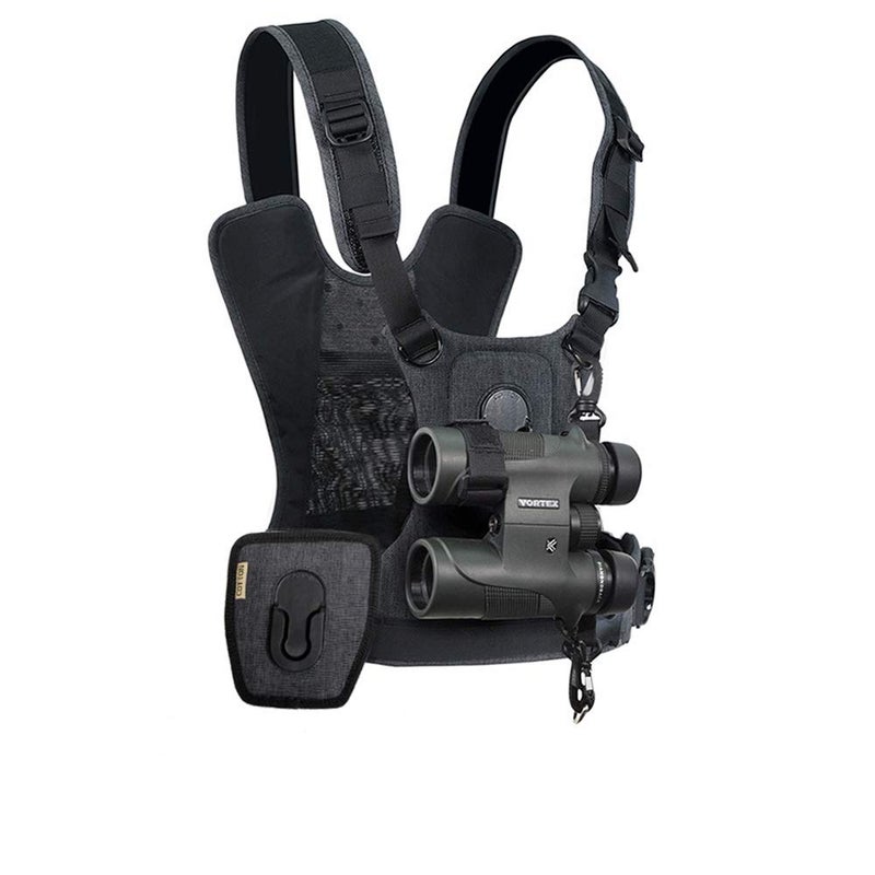 Cotton Carrier CCS G3 Camera Harness System for Camera and Binocualrs Grey