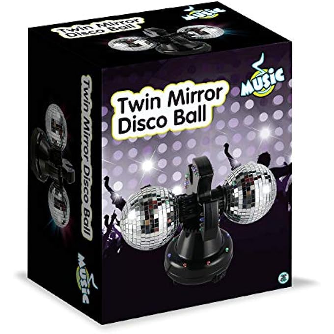 TWIN MIRROR BALL LAMP LED (501114) - Image 3