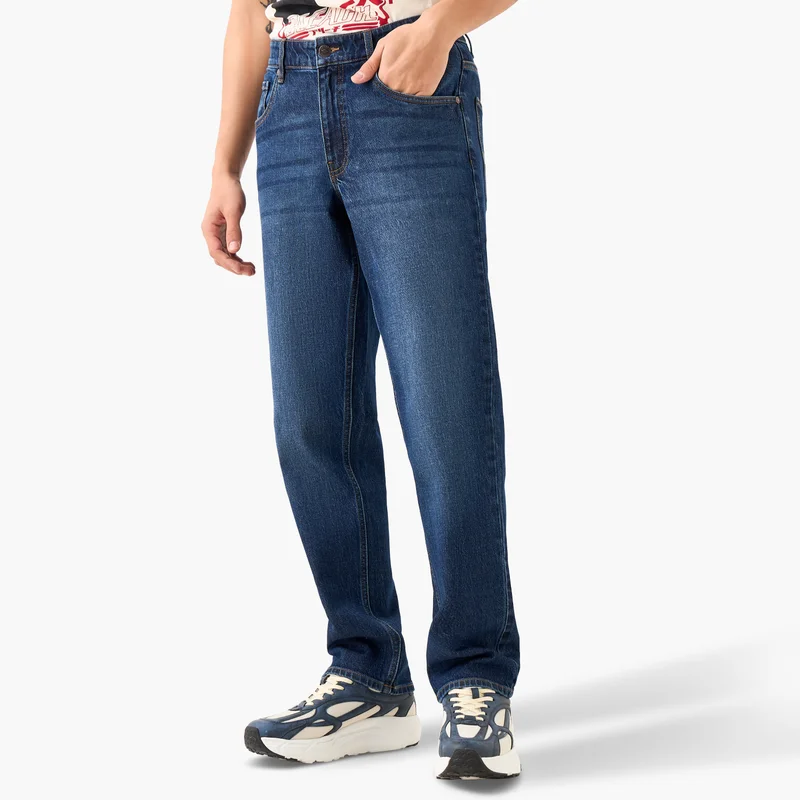 Lee Cooper Lee Cooper Straight Fit Jeans with Pockets