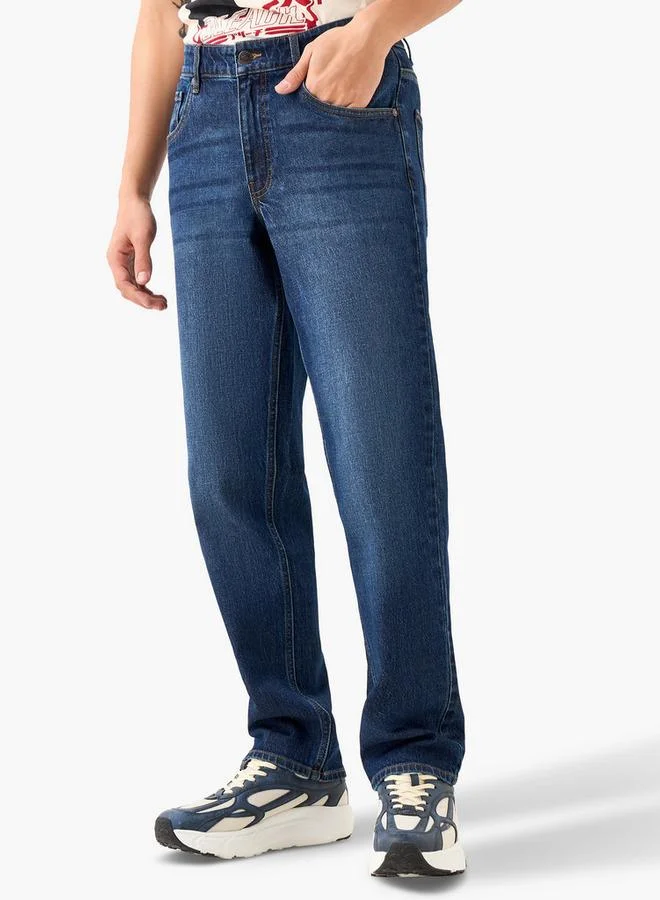 Lee Cooper Straight Fit Jeans with Pockets