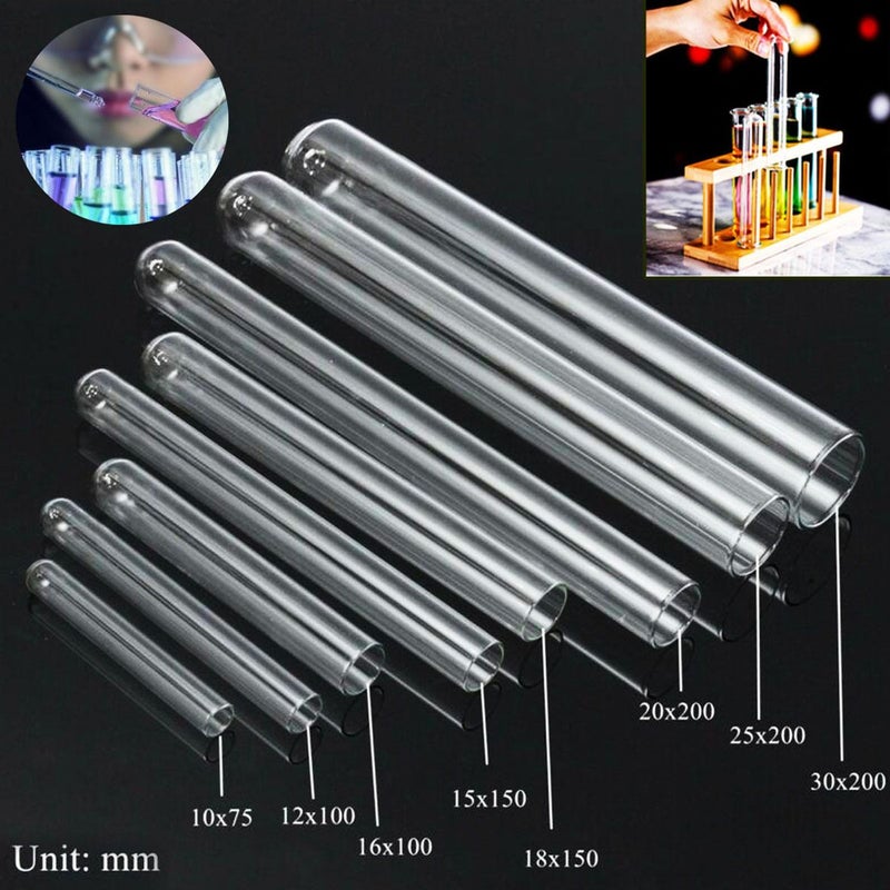 20x150mm Borosilicate Glass Round Bottom Test Tubes 15pcs - Image 5
