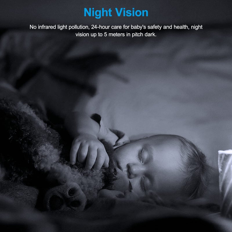 wansview Wireless Security Camera, IP Camera 1080P HD Wansview, WiFi Home Indoor Camera for Baby/Pet/Nanny, Motion Detection, 2 Way Audio Night Vision, Compatible with Alexa, with TF Card Slot and Cloud - Image 5