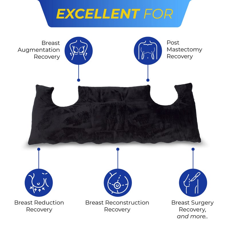 RENOVA MEDICAL WEAR RENOVA MEDICAL WEAR Mastectomy Post Op Chest Pillow - Pink  - Image 2
