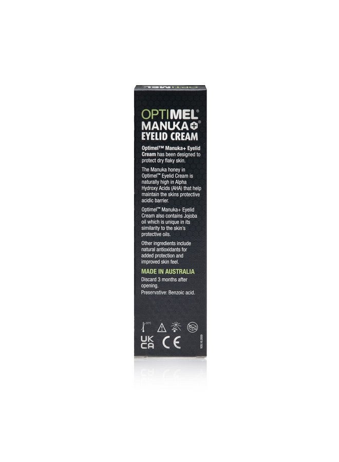 Optimel Optimel® Manuka+® Eyelid Cream, with Manuka Honey & Jojoba Oil, Restores Skin's Natural Structure, Soothes Flaky, Dry Skin - Ideal for Blepharitis, MGD, Seborrheic Dermatitis, Rosacea, & Eczema, 15g  - Image 5