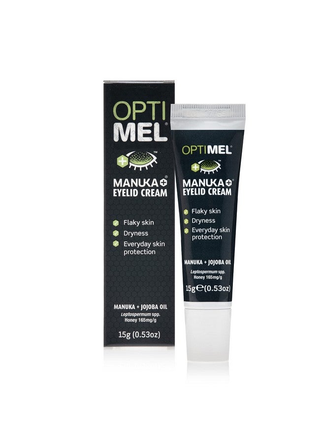 Optimel Optimel® Manuka+® Eyelid Cream, with Manuka Honey & Jojoba Oil, Restores Skin's Natural Structure, Soothes Flaky, Dry Skin - Ideal for Blepharitis, MGD, Seborrheic Dermatitis, Rosacea, & Eczema, 15g  - Image 1