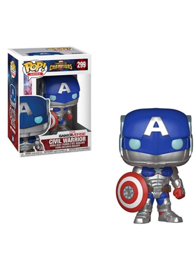 Funko Pop! Marvel: Avengers Game Captain America (Stark Tech Suit) - Image 5
