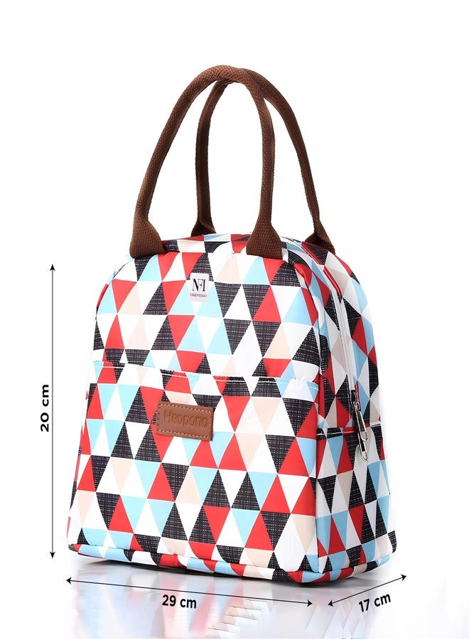 NFI essentials Insulated Lunch Bag for Men Women with Front Pocket Portable Thermal Large Tiffin Carry Bag Travel Lunch Box Organizer for Office, School, College - Image 4