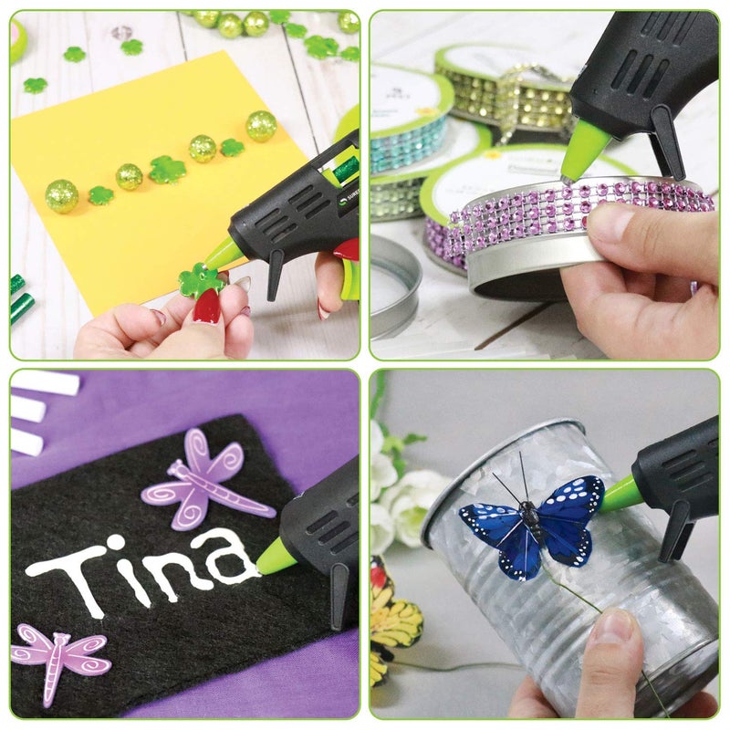 Surebonder GM-160 Mini High Temperature Glue Gun, 10-watt, Green/Black - Image 4