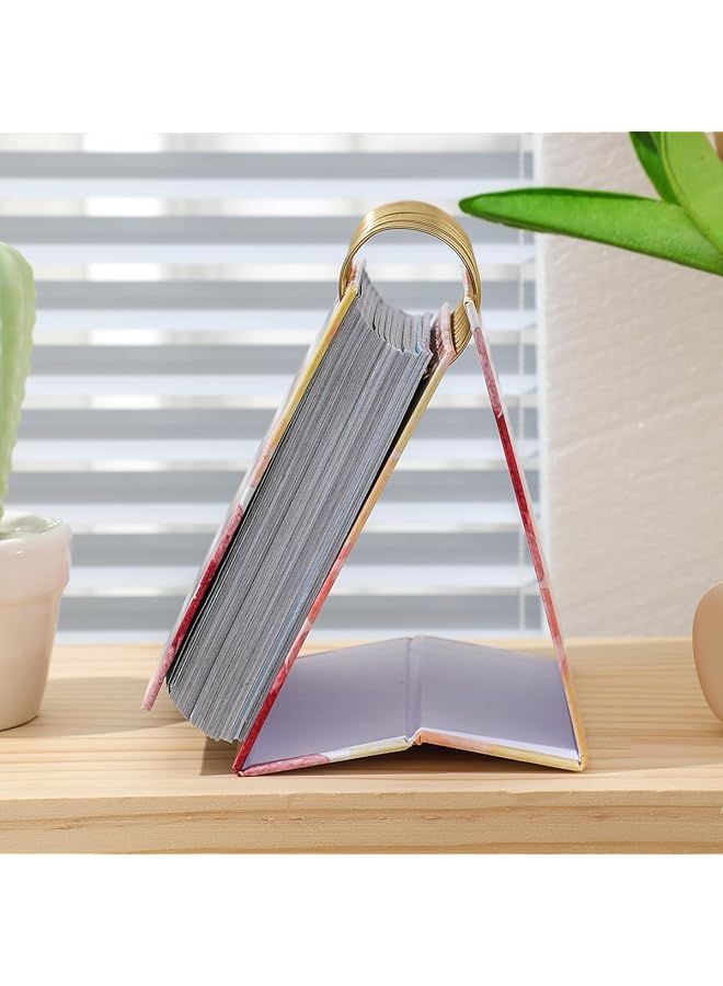 erorex Desk Calendar 366 Daily Self Care Quotes Mindfulness Perpetual Calendar Standing Daily Flip Small Desk Calendar Page A Day Positive Daily Affirmations For Desk Decorations Style3  - Image 3