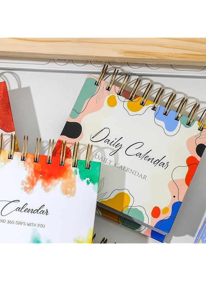 erorex Desk Calendar 366 Daily Self Care Quotes Mindfulness Perpetual Calendar Standing Daily Flip Small Desk Calendar Page A Day Positive Daily Affirmations For Desk Decorations Style3  - Image 4