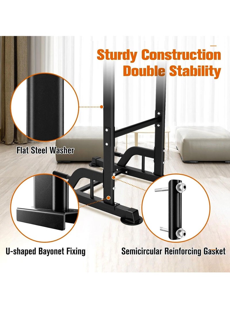 Sky Land Power Tower Dip Station for Home Gym| Multi-function Pull Up Chin Up Station Bar- Adjustable Height, for Strength Training Exercise  - Image 5