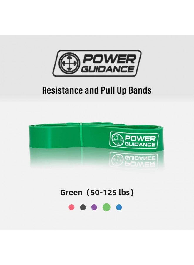 POWER GUIDANCE Pull Up Assist Bands - Stretch Resistance Band - Mobility Band - Powerlifting Bands - by Perfect for Body Stretching, Powerlifting, Resistance Training (Green) - Image 2