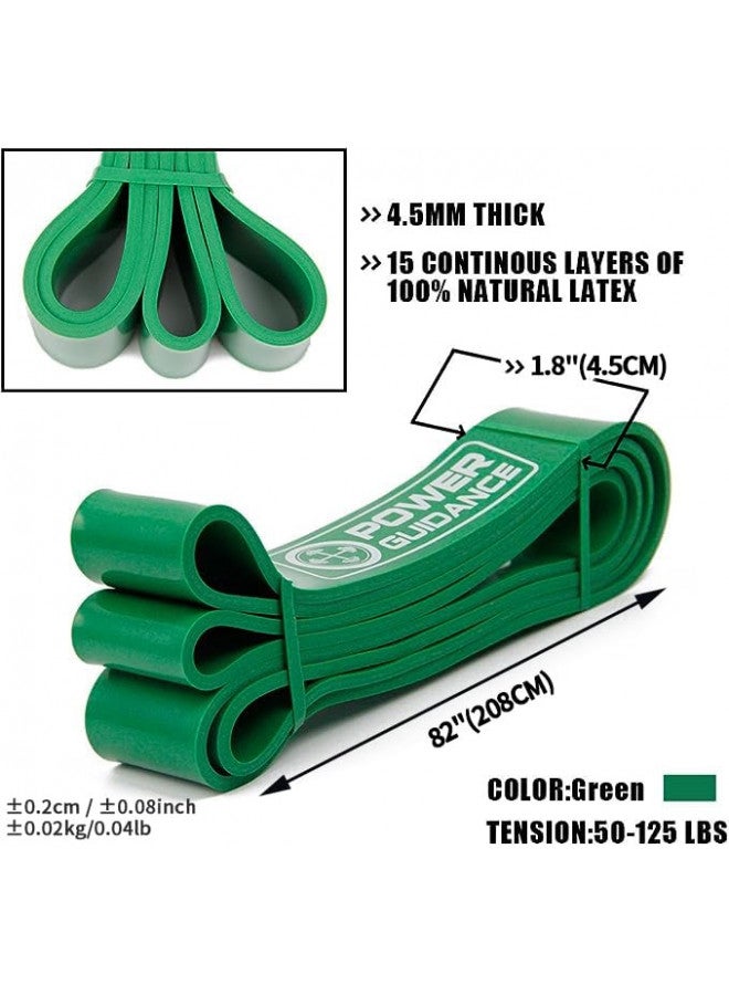 POWER GUIDANCE Pull Up Assist Bands - Stretch Resistance Band - Mobility Band - Powerlifting Bands - by Perfect for Body Stretching, Powerlifting, Resistance Training (Green) - Image 3