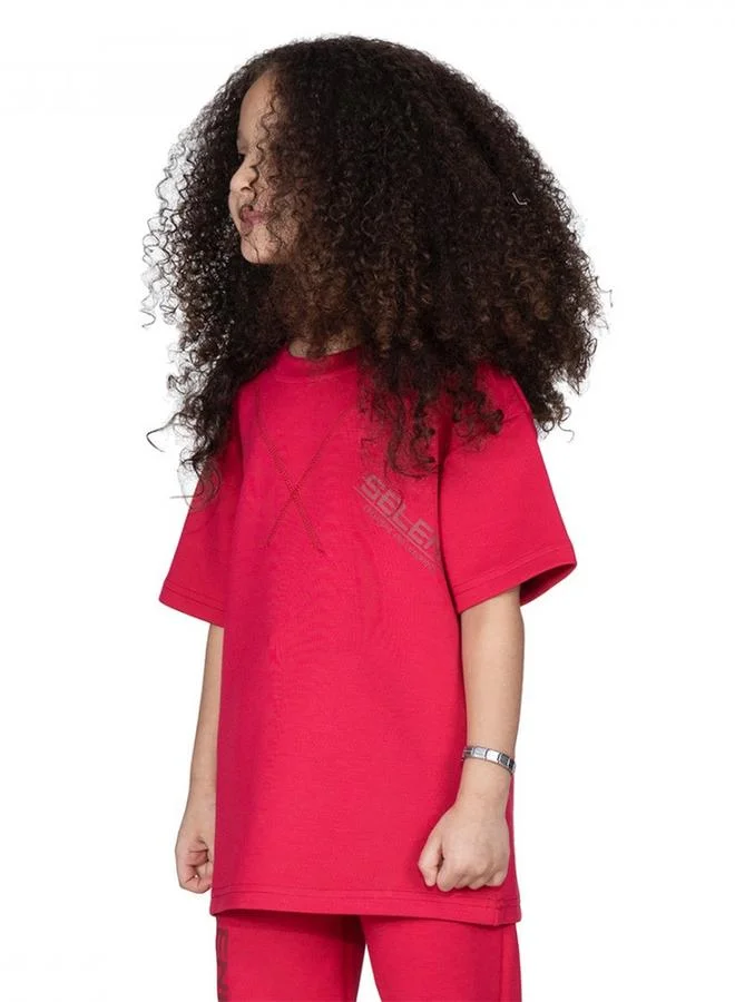 Selene Kids Drop Shoulder Sleeve Oversized T-Shirt