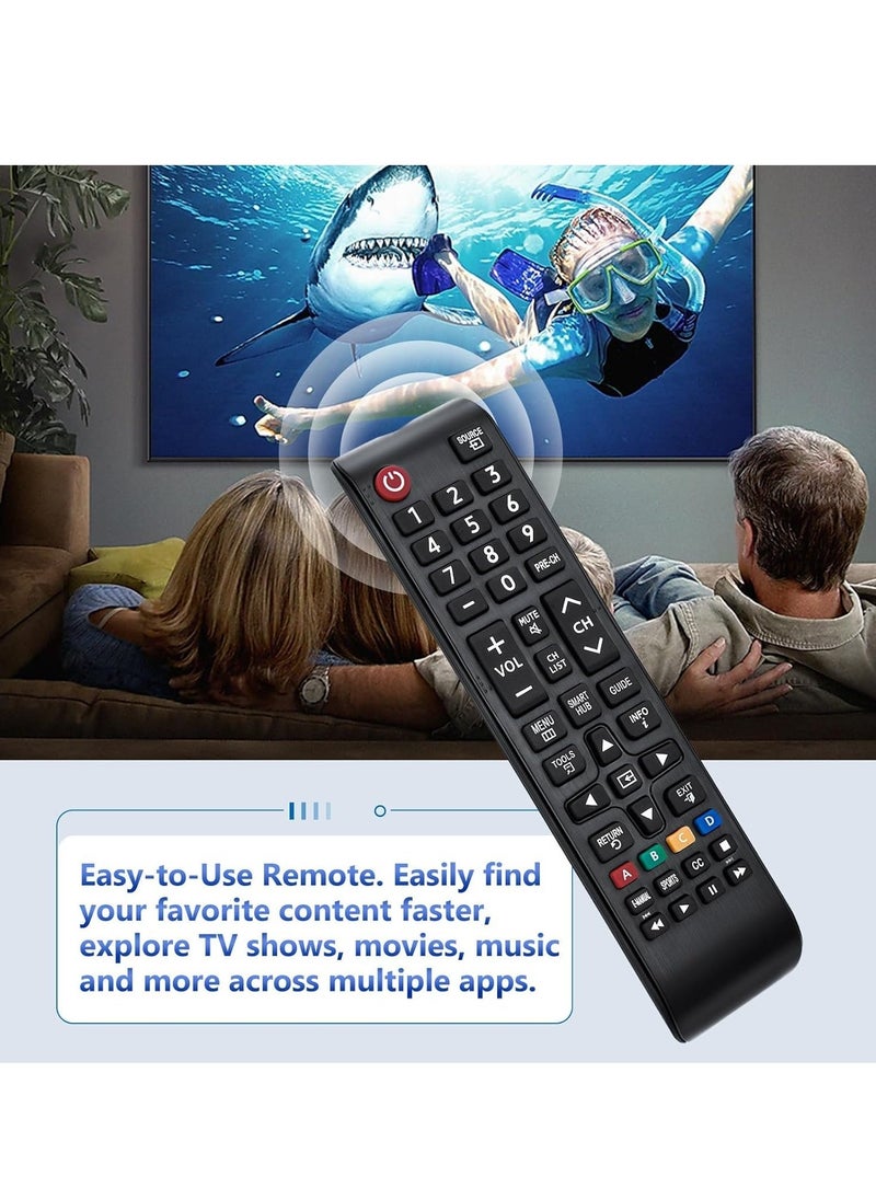 Universal Samsung TV Remote Control – Replacement for All Samsung Smart LCD, LED, SUHD, UHD, HDTV 3D TVs (Models: BN59-01199F, BN59-01315A, BN59-01315B, BN59-01315J, BN59-01315D, BN59-01315N) - Image 5