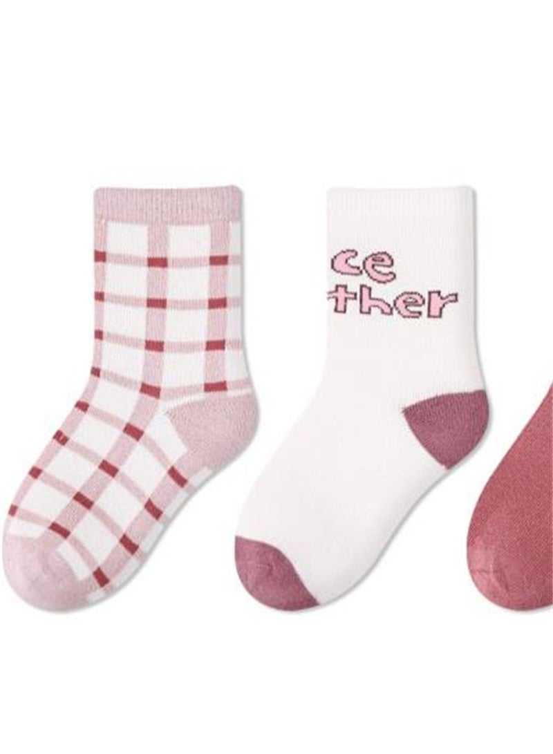 5 pairs of children's socks thin cute cartoon baby socks cotton - Image 3