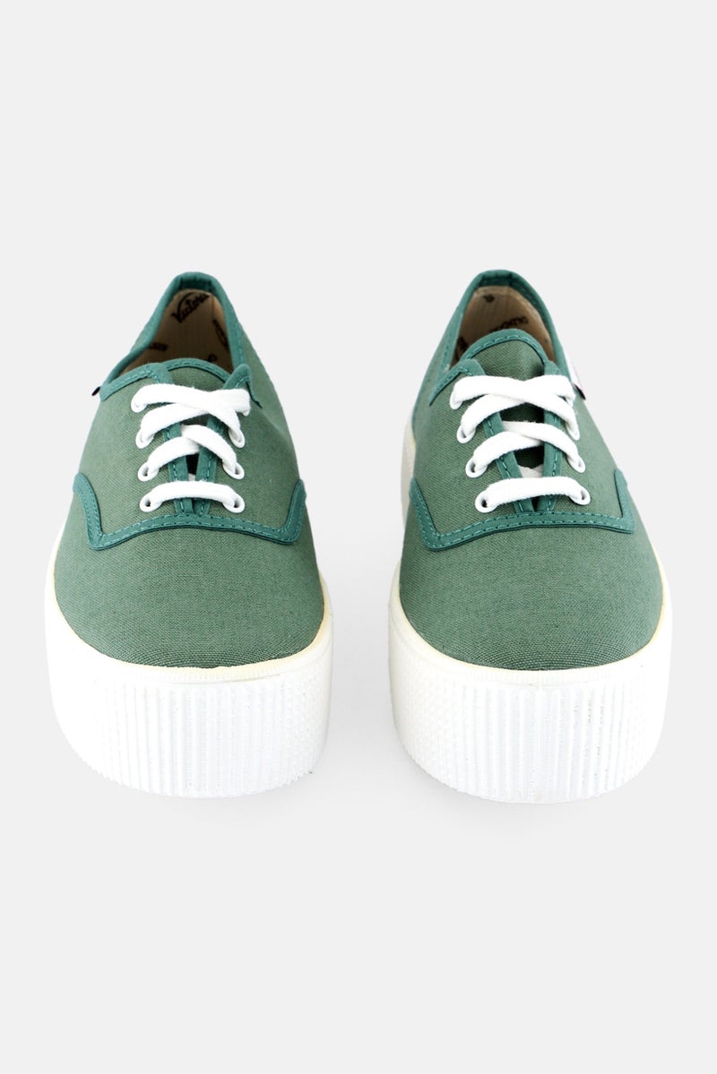 Victoria Women 915 Doble Lona Lace Up Outdoor Shoes, Sage Green - Image 4