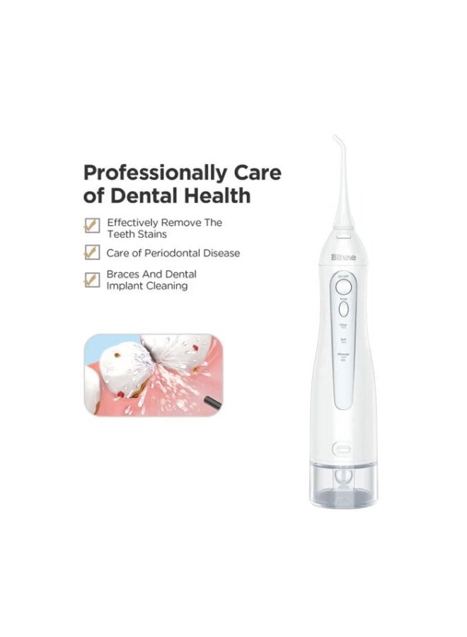 Bitvae F5020E Cordless Water Flosser 300ML USB Rechargeable Dental Oral Irrigator | Powerful Teeth Cleaner | Portable Jet Floss for Braces, Plaque & Gum Care - Image 4
