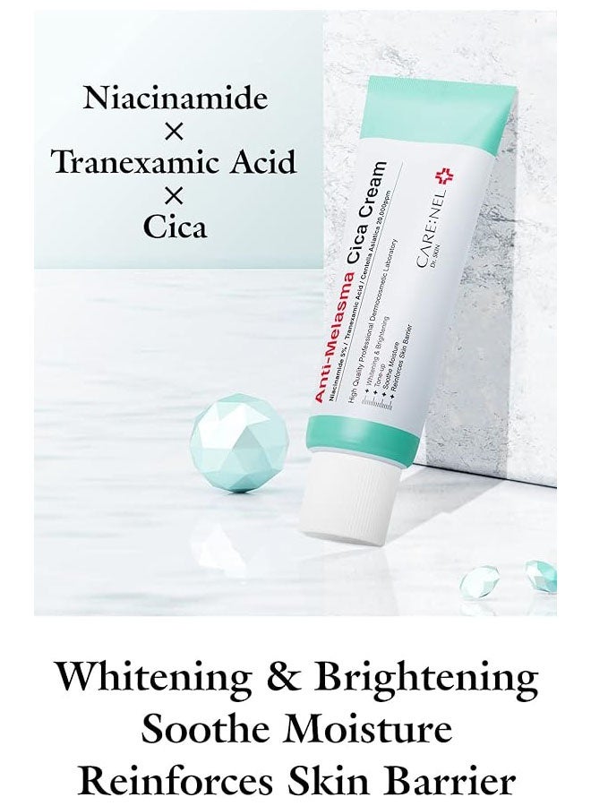 CARENEL Anti Melasma Cica Cream, Melasma Treatment for Face Cream, Dark Spot Remover Centella Asiatica, Skin Care Beauty Products - Image 4