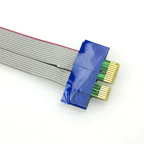 cablecc PCI-E Express 1X Slot Riser Card Extender Extension Ribbon Flex Relocate Cable 20cm - Image 5