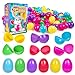 Giraffe Manufacturing Giraffe 150 Pack Fillable Easter Eggs Bulk Multi Color Empty Plastic Eggs for Kids Easter Basket Stuffers for Kids Egg Hunt Prizes Party Favors Classroom Prizes Treasure Box Toys - Image 3