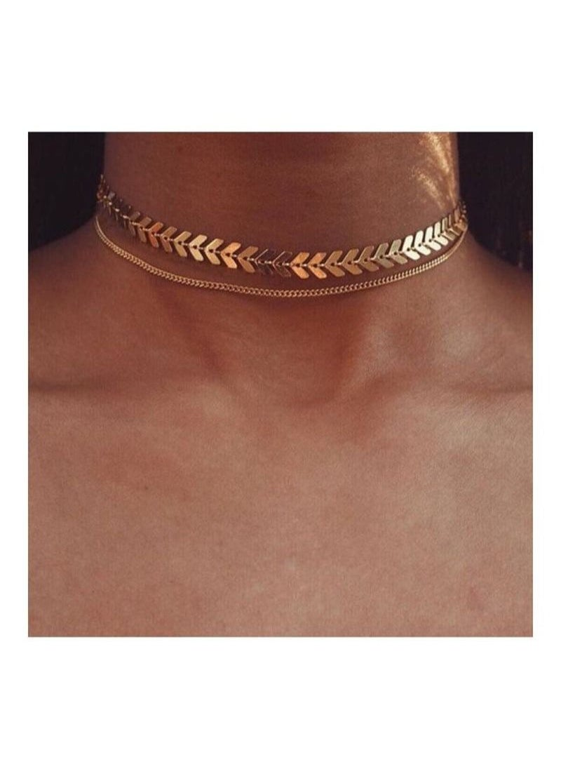 Generic - Zinc Alloy Two Layer Choker Necklaces - Image 1