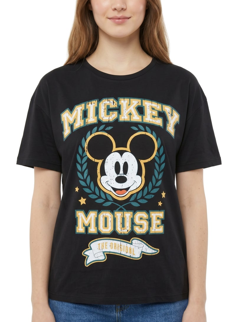 Disney Mickey Mouse “The Original” Women’s Drop Shoulder T-Shirt - Image 4