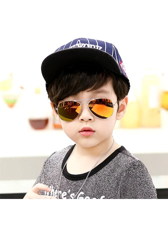 Generic - Kids Sunglasses UV400 Brand Designer New Trend Children Sun Glasses Luxury Shades Baby Boys Girls Eyewear Gafas De Sol-Lenses Color:rainbow - Image 1