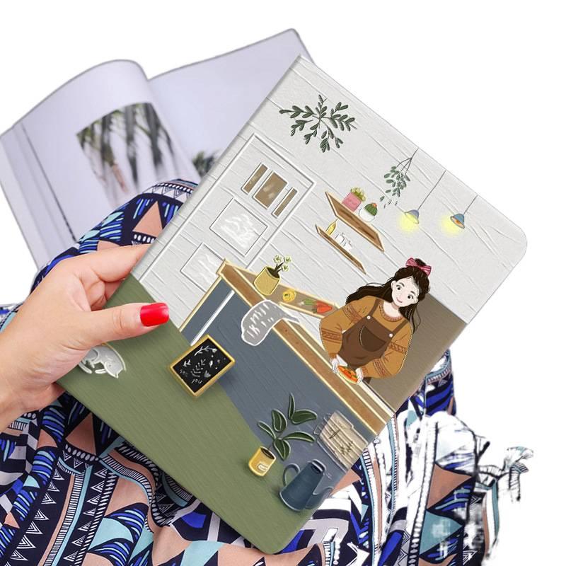 Smart iPad Case Compatible with iPad Mini iPad 10.2 with Pencil Holder for Desk Setup - Image 1