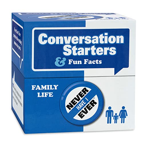 Never Have I Ever Conversation Starters Family Edition Funny Card Game for Parties Get Togethers Vacations Game Nights Gifts Fun Card Games for Family Teens and Kids 150 Cards Ages 8 - Image 1
