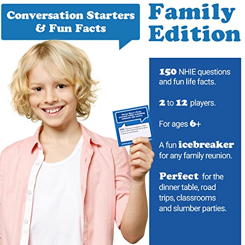 Never Have I Ever Conversation Starters Family Edition Funny Card Game for Parties Get Togethers Vacations Game Nights Gifts Fun Card Games for Family Teens and Kids 150 Cards Ages 8 - Image 5