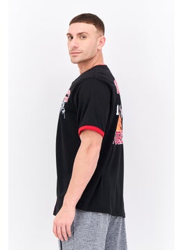 Originals by Brooklyn Cloth Men Sportswear Fit Short Sleeves Baseball Jersey, Black Combo  - Image 2