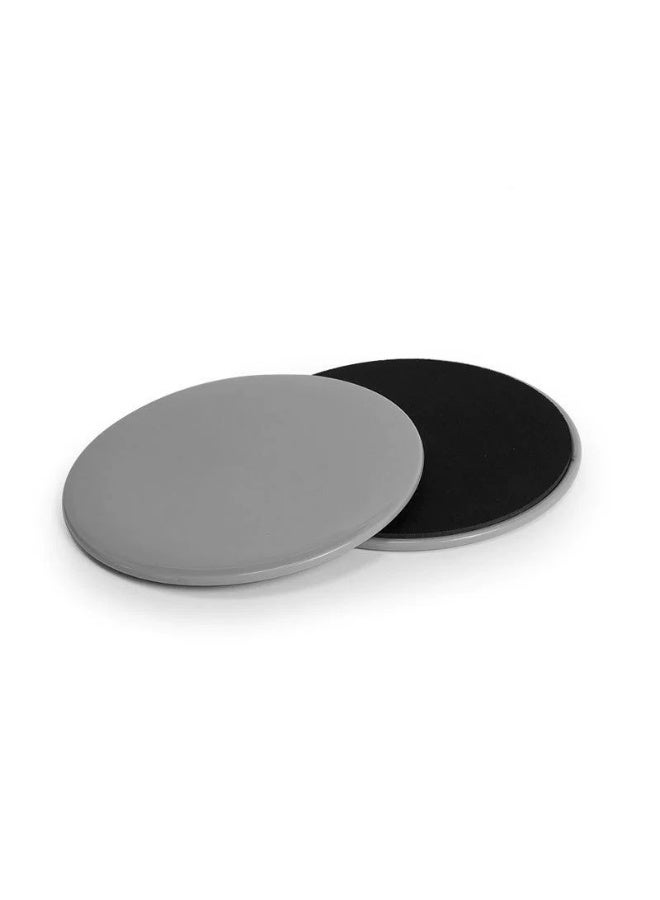 Goolsky 1 Pair EVA Yoga Sliding Discs - Core & Thigh Toner, Portable Fitness Equipment for Home Pilates, Abdominal Muscle Training - grey  - Image 4