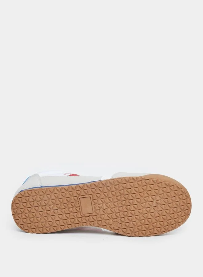 Styli Styli Contrast Striped Lace Up Sneakers