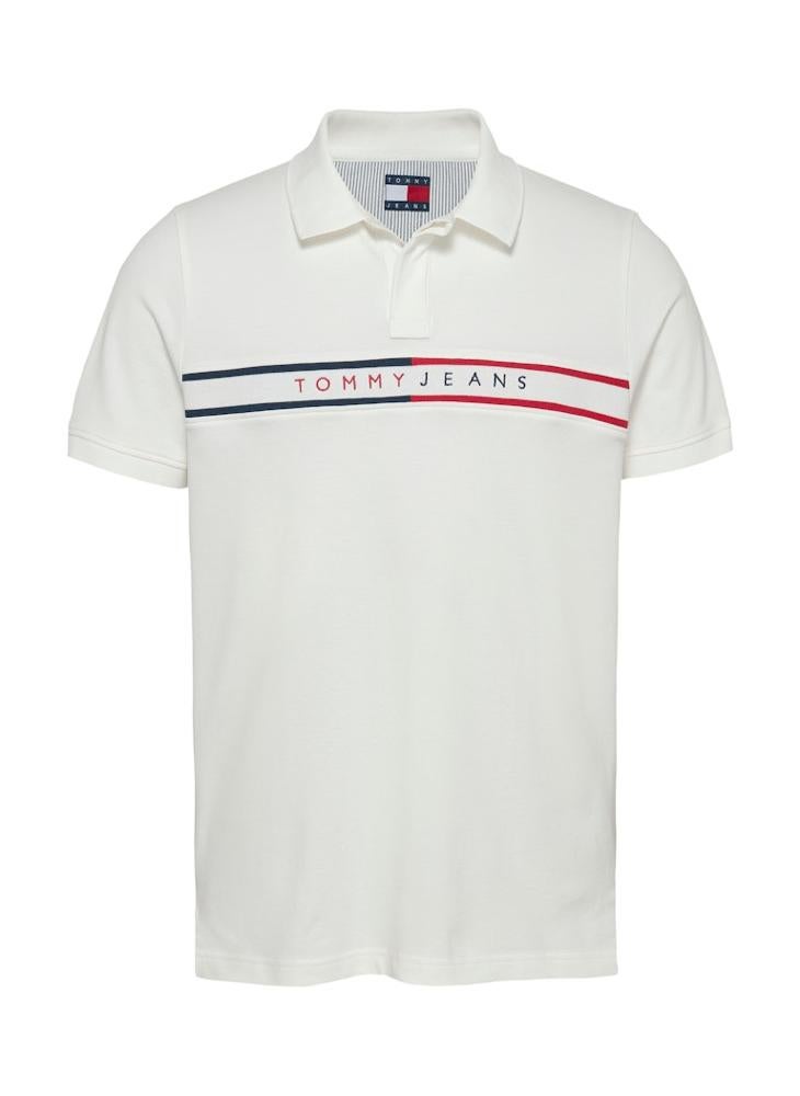 TOMMY JEANS Slim Flag Short Sleeve Polo  - Image 5